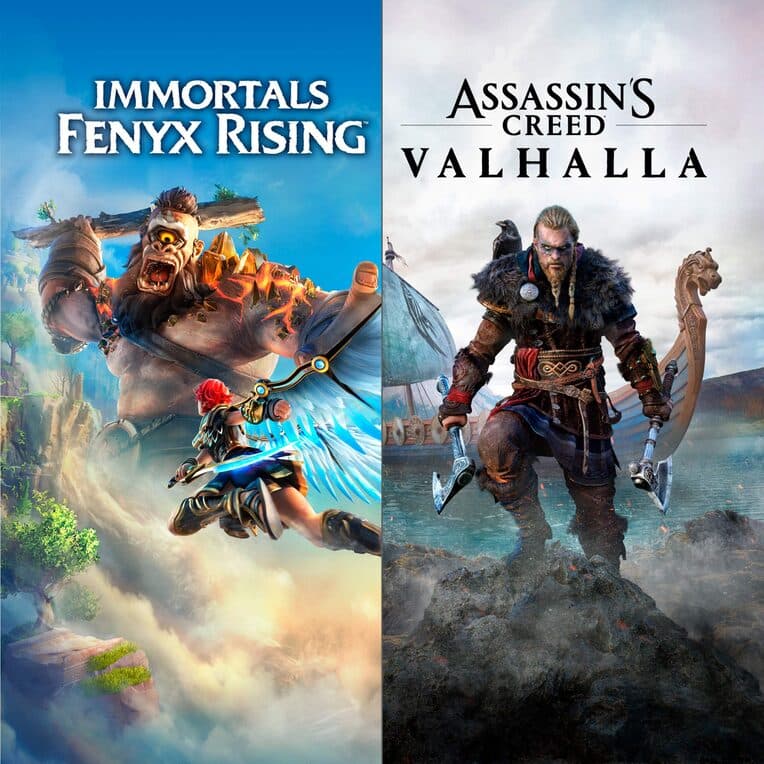 اکانت قانونی PS5 Assassin’s Creed Valhalla + Immortals Fenyx Rising Bundle ظرفیت ۲ و ۳