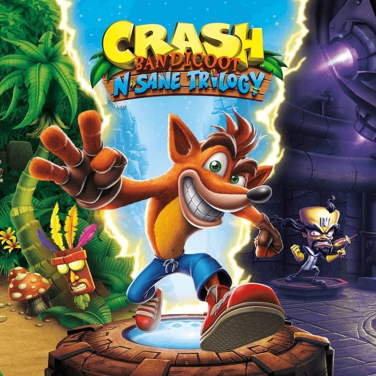 اکانت قانونی PS4 Crash Bandicoot N. Sane Trilogy ظرفیت ۲ و ۳