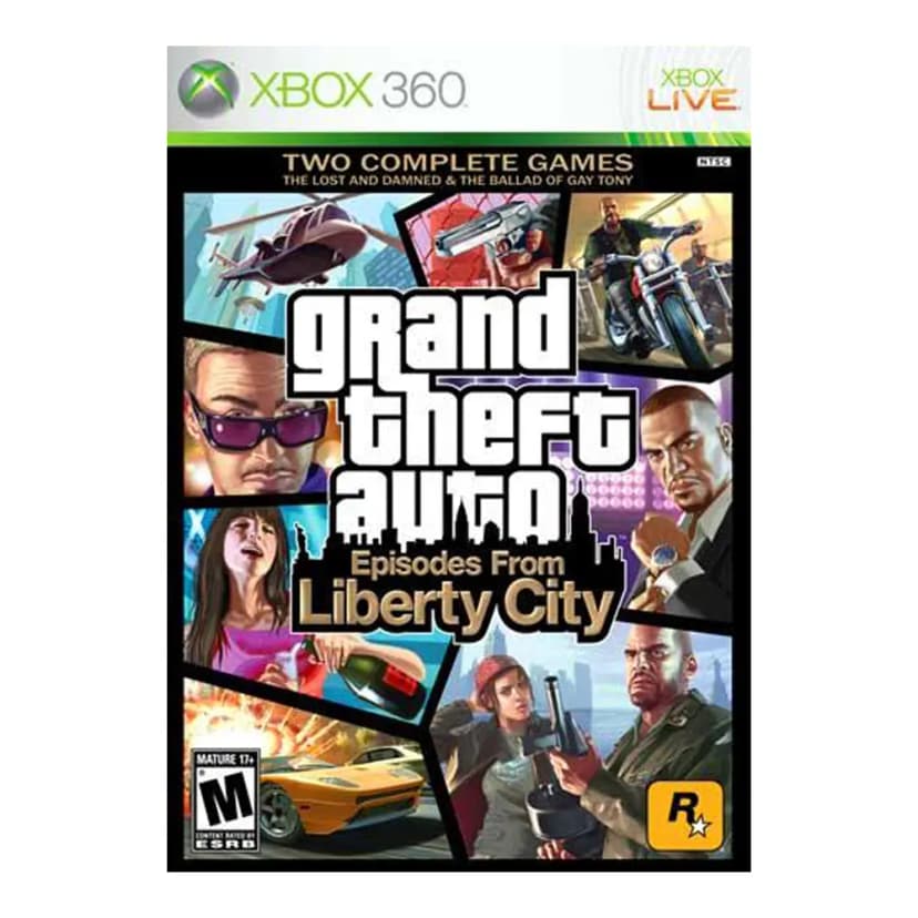 دیسک بازی Grand Theft Auto: Episodes from Liberty City برای Xbox 360
