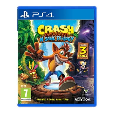 دیسک بازی Crash Bandicoot N. Sane Trilogy برای PS4