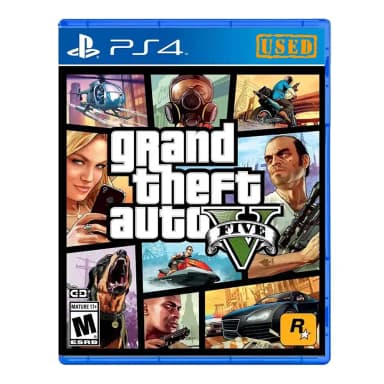 دیسک بازی Grand Theft Auto V برای PS4 کارکرده