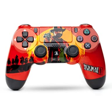 دسته PS4 طرح RED DEAD های کپی