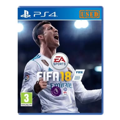 دیسک بازی FIFA 18 برای PS4 کارکرده