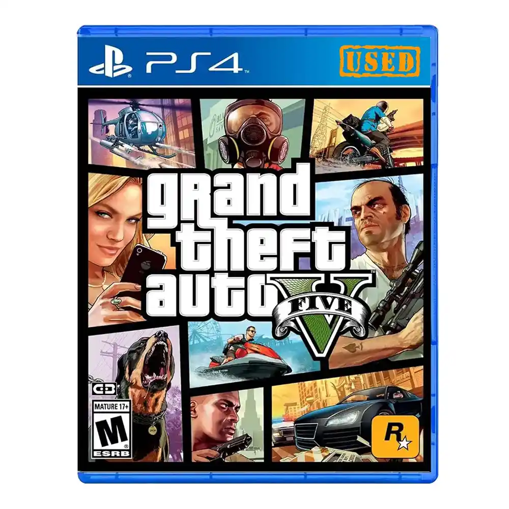 دیسک بازی Grand Theft Auto V برای PS4 کارکرده